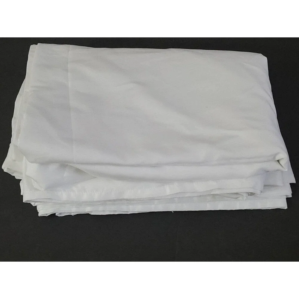 Cynthia Rowley 2 Full Size White Flat Only Sheets 83